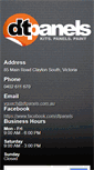 Mobile Screenshot of dtpanels.com.au